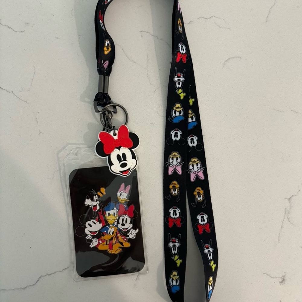 Disney Character Lanyard with ID Holder